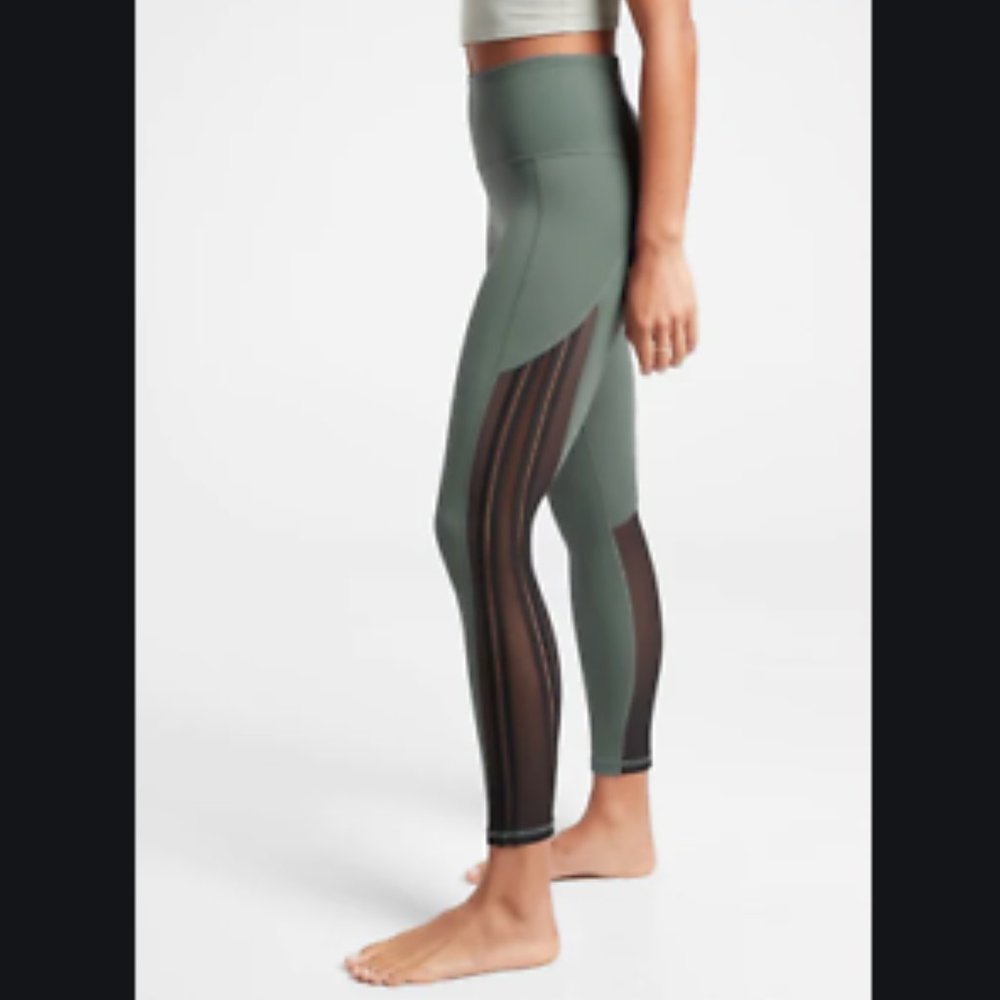 NWT ATHLETA Shakti Mesh 7/8 Tight